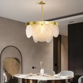 Модерен минималистичен окачен лампа Nordic Ceiling Clothing glass Decoration топка лампа за спални хол трапезария