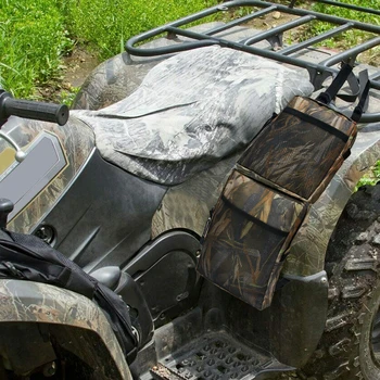 2 x 600D Oxford ATV крило чанти ATV танк седлото чанта за съхранение на товари ловна чанта