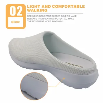 INSTANTARTS Коса обзавеждане модел Дамски плажни обувки дъх открит приплъзване на чехли дамски летни сандали за възрастни