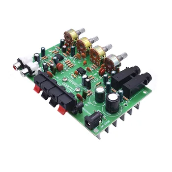 Tenghong TDA8944/8946 2.0 Audio Amplifier Board 40W*2 DC12V Dual Channel Power Amplifier Board With Microphone For Home Auto Car