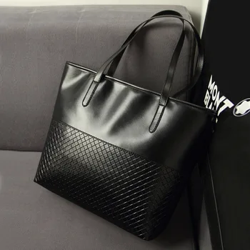 2020 голям капацитет дамски пазарска чанта високо качество на рамото Crossbody чанта Диамант каре винтидж чанти кожена тотализатор
