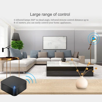 IR дистанционно управление за Smart wifi е универсален инфрачервен Sasha с Алекса, инфрачервено дистанционно управление, климатик телевизор дропшиппинг