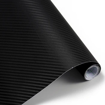 Brand new 3D carbon fiber car wrapping paper roll film car and stickers flower motorcycle car styling car accessories 30cmx127cm