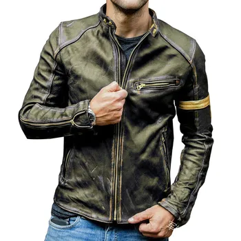 MORUANCLE мъжка мода, кожени байкерские якета от изкуствена кожа PU мотоциклет на горно облекло за мъже, градинска облекло плюс размер S-5XL