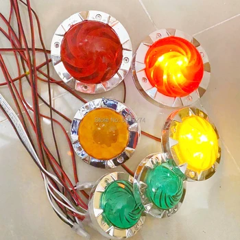 6 бр./лот 12 led светлини детски атракции част на игрален автомат крушка RGB увеселителен парк суинг машина украса светлина слот машина