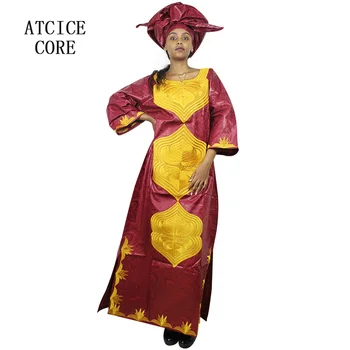 африкански рокли за жени безплатна доставка модерен дизайн африка Базен riche дълга рокля LA063#