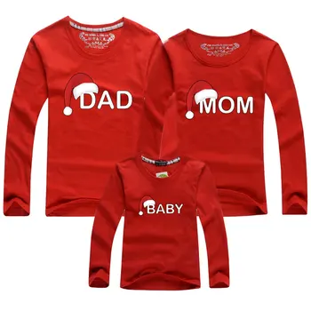 2020 Нови Дрехи За Майки И Дъщери Коледа На Жените И Мъжете Детска Тениска Семейни Комплекти Дрехи Баща На Син В Памучна Тениска