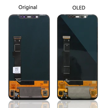 оригинален дисплей за Xiaomi Mi 8 LCD сензорен дисплей дигитайзер в събирането на рамка за Xiaomi Mi 8 Mi8 LCD екран