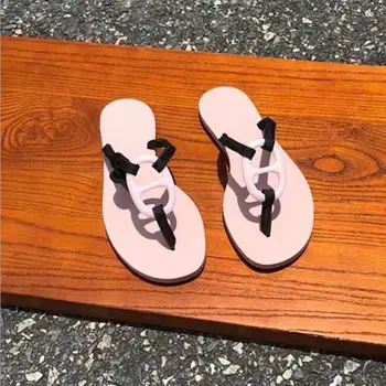Летни нескользящие сандали и Дамски чехли персонализирани модни маркови чехли градинска и плажна обувки за жени чехли 2020