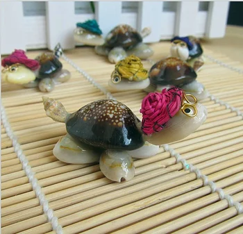 HappyKiss 200 бр. / 1 лот Филипините, внесени натурален мивка занаяти очила малка костенурка творчески подаръци за малки животни