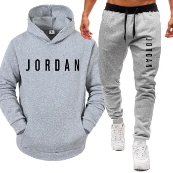 New men Hoodie set Йордания 23 tracksuit Sweatshirt set руното hoody + спортни панталони за джогинг Homme пуловер спортен костюм за мъже