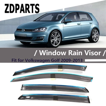 ZDPARTS 4шт авто Ветроотражатель козирка дъжд на вятър отдушник козирка капак завърши аксесоари за Volkswagen Golf Mk6 VW Golf 6 2009-2013