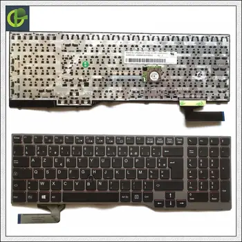 Френска клавиатура Azerty за Fujitsu Lifebook E753 E754 E756 mp-12s96d0jd85w cp629307-02 mp-12s93suhd85w mp-12s93ushd85w FR