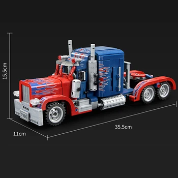 Creator Expert Техника Optimus Prime Western Star 4900 Truck Building Blocks Bricks Classic Model Детски Играчки Compatible