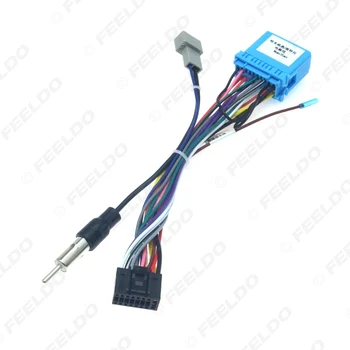 FEELDO Car Audio 16PIN Adapter теглене кабели за Suzuki Swift, SX4 2006+ Stereo Install след продажбено обслужване Power Calbe #HQ2096