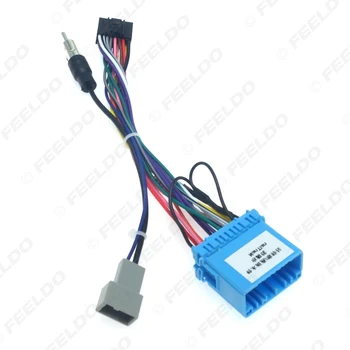 FEELDO Car Audio 16PIN Adapter теглене кабели за Suzuki Swift, SX4 2006+ Stereo Install след продажбено обслужване Power Calbe #HQ2096