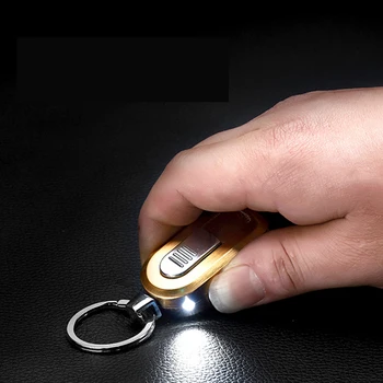 USB зареждане запалка ветрозащитный осветление на запалката преносим самоличността на творчески електронни запалки