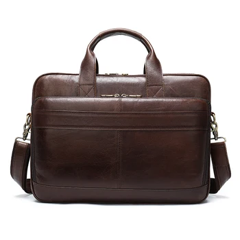 Luufan мъжки естествена кожа лаптоп чанти мъжки мъкна портфейл, чанта, мъжка кожена чанта, мъжки портфейл офис чанти за мъже чанта