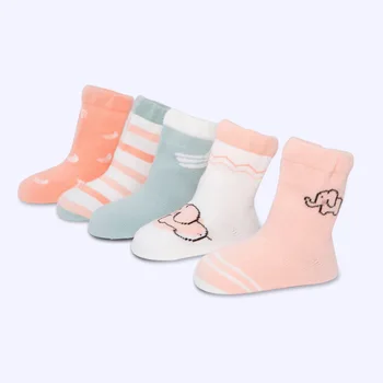 5 двойки/комплект памучни Бебешки чорапи за 0-5 години новородените момичета момчета карикатура Calcetines Bebe Бебешки чорапи много Skarpetiki Dla Dzieci TS99