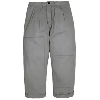 Леки шик основни обикновена панталони мъжки градинска дрехи модни свободни директни ежедневни панталони с широки широки панталони мъжете