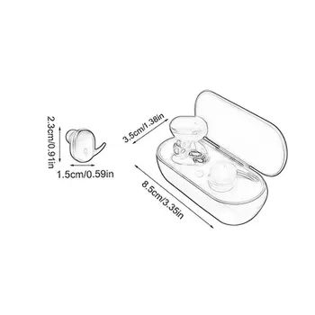 Y30 Bluetooth Безжични слушалки 5.0 Спорт Bluetooth слушалка слушалки Handfree преносим с зарядно устройство скоростна 3D стерео звук 3 часа