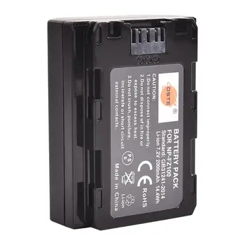 Батерия DSTE NP-FZ100 с двойно зарядно устройство за фотоапарат Sony A9 A7R3 A7RM3