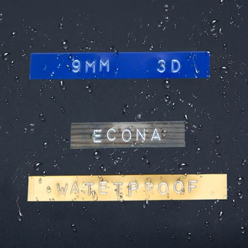 5 цвята 3D релефни ленти принтер лента 9 мм бяло на черно прозрачен злато Треска дървена етикета се ленти за Dymo релеф на етикети на производителя