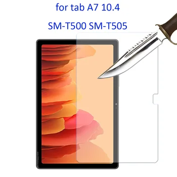 2 елемента от закалено стъкло фолио за Samsung Galaxy Tab A7 SM-T500 SM-T505 протектор на екрана, за да Tab A7 SM-T500 10.4 Tablet Glass Guard