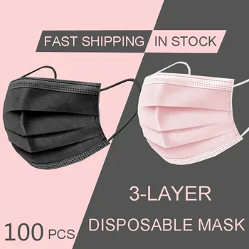 Fastshipping маска за лице Mascarilas трехслойная Non тъкани Маска Anti-dust Mouth Mask ветрозащитная маска за лице Mascarilla на разположение 24 часа