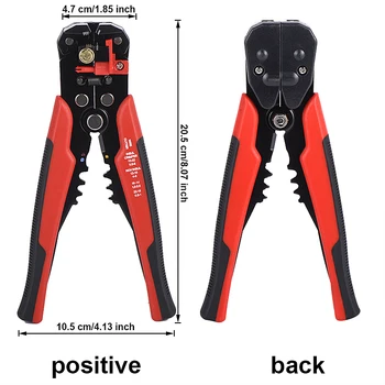 QHTITEC Multi Stripping обжимные клещи инструмент за автоматично тежкотоварни самостоятелно коригиращ клещи кабелен нож Alicates Ръчни инструменти