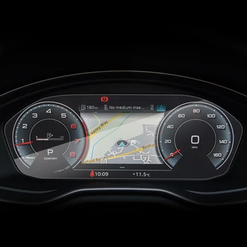 Оформление на автомобила инструментално табло дисплей филм GPS навигационен екран стъкло защитно фолио за Audi Q5 ФГ 2018 г.-момента вътрешна стикер