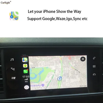 Екран огледало връзка на Видео интерфейс Android Auto Retrofit CarPlay решение за Peugeot Smeg System 2008 308 3008 508