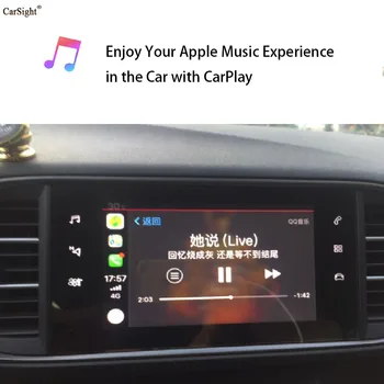 Екран огледало връзка на Видео интерфейс Android Auto Retrofit CarPlay решение за Peugeot Smeg System 2008 308 3008 508