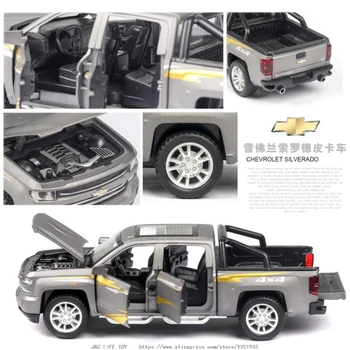 1:32 HX CHEVROLET Pickup Truck Toy Car Metal Toy Diecasts & Toy Vehicles Car Model High Simulation Car Toys For Children