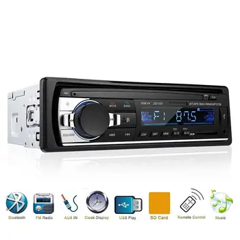 Автомобилен MP3 мултимедиен плеър 2020 Bluetooth Авторадио стерео Радио FM, Aux вход приемник SD, USB JSD-520 12V In-dash 1 din