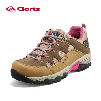 Clorts Women Nubuck Waterproof Hiking Shoes Track износостойкая подметка дезодорант дишаща стелка треккинговая обувки HKL-815