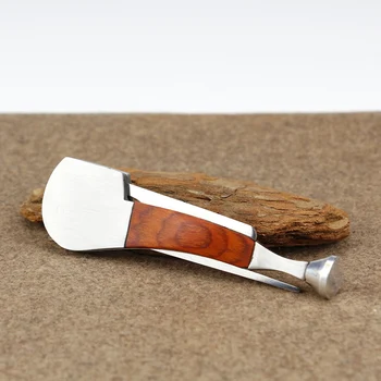 Класически Палисандър пушачи тръба 3 в 1 Мултифункционален инструмент бамбук щанд набор от 9 мм, филтър дърво за пушачи тръба тютюн набор от тръби