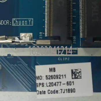 Дънна платка 15-DB 15T-DB000 за лаптоп HP l20664-601 EPV51 LA-G076P процесор:R5-2500 DDR4 test OK