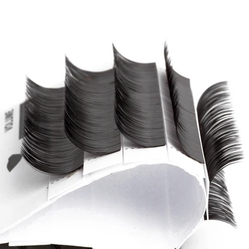 Seashine лека елипса мигли разширяване на ръчно изработени мигли 8-15 мм корейски коприна или кашмир на очите миглите плоски мигли