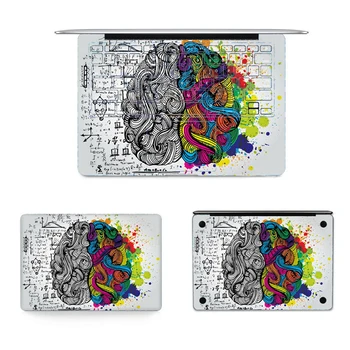 Ляв и десен мозък Vinyl стикер на кожата стикер за Macbook Pro 16