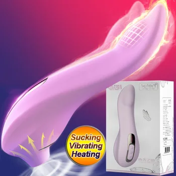 Leten Tongue Licking Blowjob Суча/Vibrate/Swing/Heat Sex Products Oral Sex Clit Nipple Vagina G Spot Vibrator секс играчки за жени