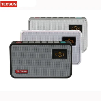 Tecsun ICR-100 ICR100 аудио рекордер плейър стандартни програми, които рекордер, мини-радио FM-радио TF SD card speaker преносимо радио Блокфлейтист