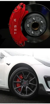 Капак на спирачния апарати за Tesla Model 3 18 19 инча инча аксесоари за модификация на автомобила спортни декоративни седалките 18