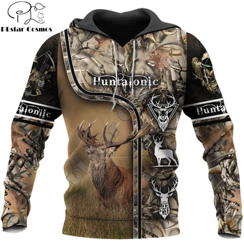 Deer Hunter camo 3D All Over Printed Men Hoodies hoody унисекс градинска дрехи Цип пуловер ежедневни яке спортни костюми KJ0206