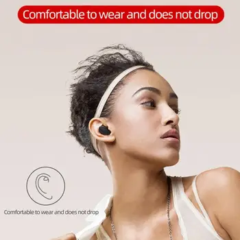TWS Bluetooth слушалки Безжични слушалки HiFi Спорт стерео намаляване на шума, хендсфри слушалки слушалки