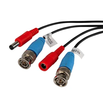 MOVOLS 4PC 30m 100ft ВИДЕОНАБЛЮДЕНИЕ кабел BNC & DC Plug видео кабел, захранване за кабелна AHD камери DVR система за видеонаблюдение аксесоари