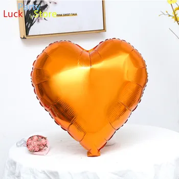 Балон алуминиево фолио, 18 инча, изработен по поръчка от печат обичай за насърчаване на промоция украса на Логоса сердечк-а