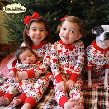 Family Look Pajamas Sets Family Clothing Коледа Set Промоция-Shop For Promotional In Matching Family Christmas Pajamas Sale
