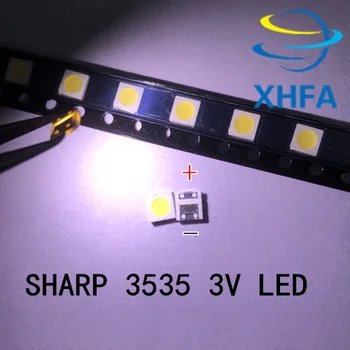 1000PCS SHARP High Power LED LED Backlight 2W 3535 3V 6V студено бяло 135LM TV Application