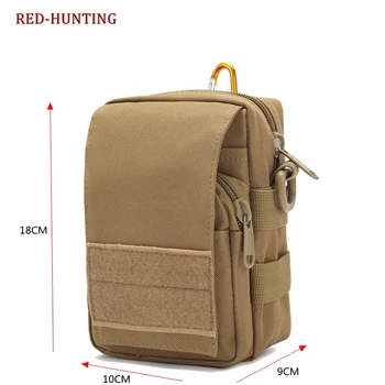Тактическа богат на функции поясная чанта Molle Pouch армията тактическа чанта камуфляжная ловна чанта